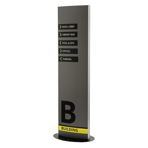 Totem signalétique - Pylon/Toem - Vista System - publicitaire / décoratif / éclairé
