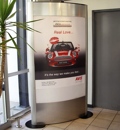 Totem publicitaire - Vista System - éclairé / pour espace public