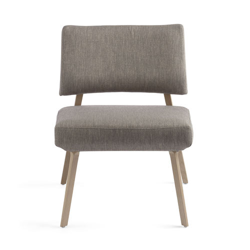 Chauffeuse contemporaine - LINDSAY UNI H40 -A - Mobitec Systems S.A. - en cuir / en tissu / en hêtre