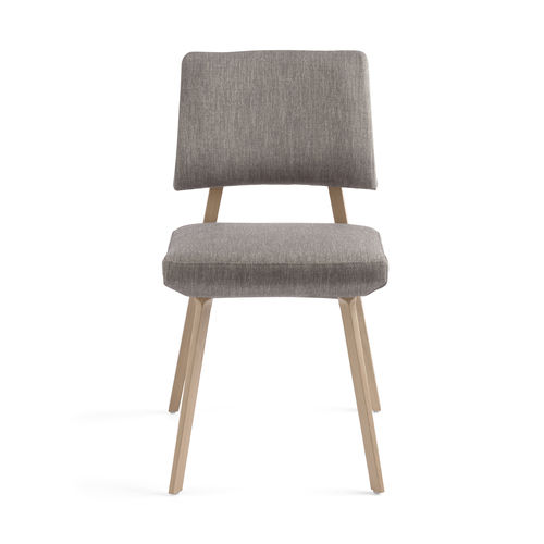 Chaise contemporaine -  LINDSAY UNI H47 -A - Mobitec Systems S.A. - d'intérieur / en tissu / en chêne