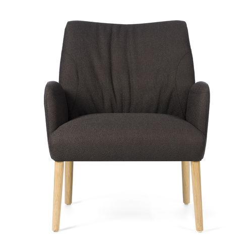 Fauteuil contemporain - ENORA H40 PB +A - Mobitec Systems S.A. - en tissu