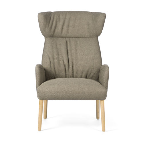 Fauteuil contemporain - ENORA H40 HD PB +A - Mobitec Systems S.A. - en tissu / avec repose-tête