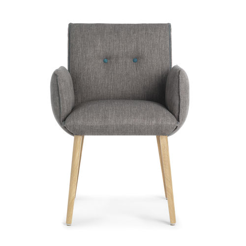 Chaise contemporaine - SODA H47 +A - Mobitec Systems S.A. - d'intérieur / en tissu / en cuir