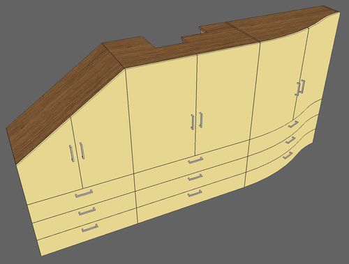 Logiciel de conception de mobilier - SPAZIO3D PROFESSIONAL - BRAINSOFTWARE - SPAZIO3D - CAO / pour structures en béton