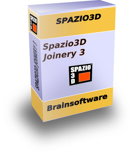 Logiciel de gestion de production - SPAZIO3D JOINERY 3 - BRAINSOFTWARE - SPAZIO3D - pour menuiserie