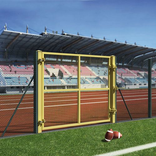 Portail en acier électrosoudé - T SPORT - CAVATORTA - battant / grillagé / pour terrain de sport