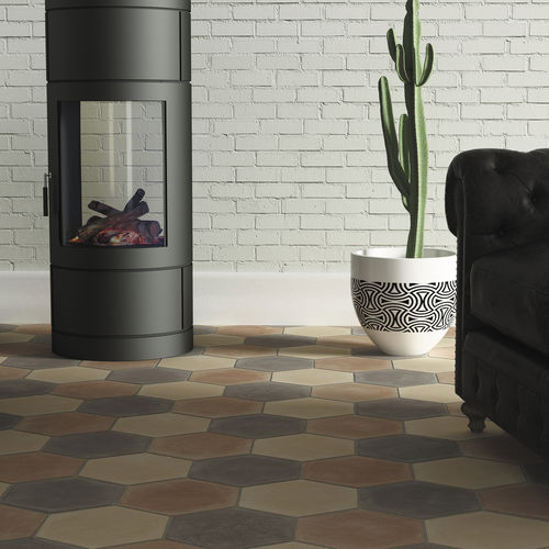 Revêtement de sol en terracotta - TESSUTI - COTTO IMPRUNETA - pour extérieur / d'intérieur / résidentiel