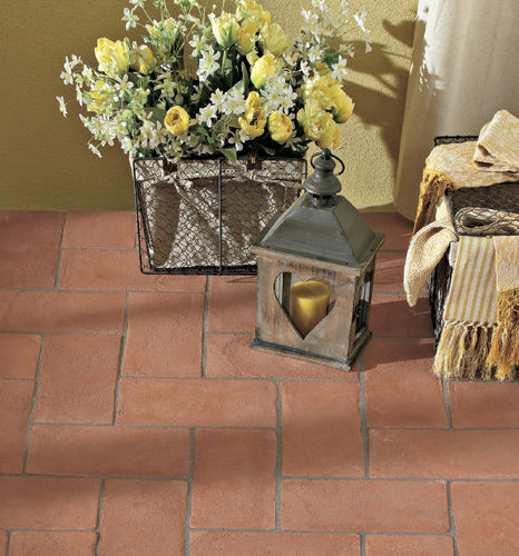 Carrelage en céramique - FATTO A MANO - COTTO IMPRUNETA - mat / d'extérieur / pour sol