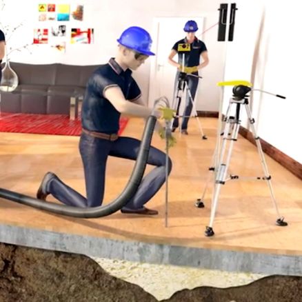 Système d'injection de résine expansive - SOIL STABILIZATION - GEOSEC - pour relevage de dallage