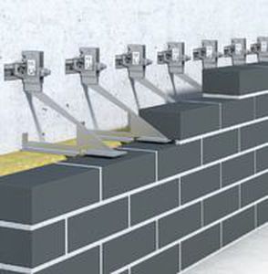Système de fixation en acier inoxydable - HK5 - HALFEN - pour bardage de façade / pour extérieur