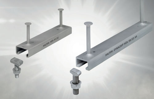 Système de fixation en acier - HZA DYNAGRIP  - HALFEN - pour revêtement de façade / pour mur-rideau / pour intérieur