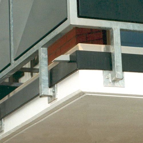 Système de fixation en acier inoxydable - HGB - HALFEN - pour garde-corps / pour balcon / pour extérieur