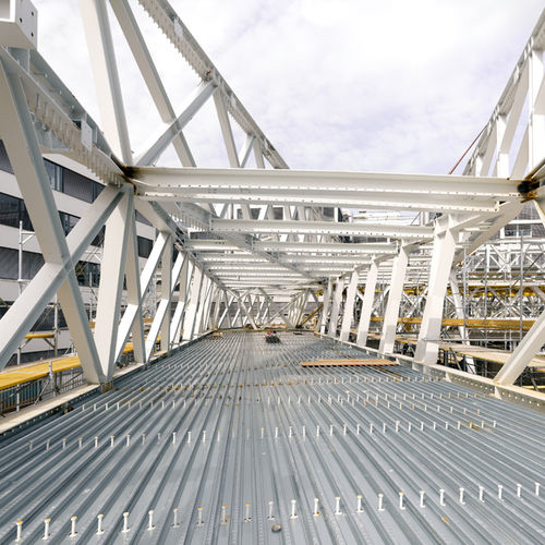 Panneau composite de construction - HOLORIB® / SUPERHOLORIB® - MONTANA BAUSYSTEME - pour plafond / en acier