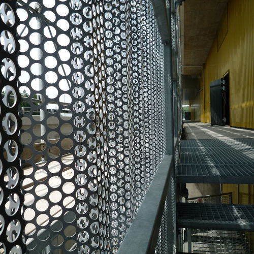Tôle métallique perforée - MONTANA BAUSYSTEME - nervurée / en aluminium / en acier