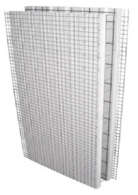 Bloc de coffrage en polystyrène expansé PSE - NIPAD TWIN - NIDYON COSTRUZIONI - pour mur / isolant / modulaire
