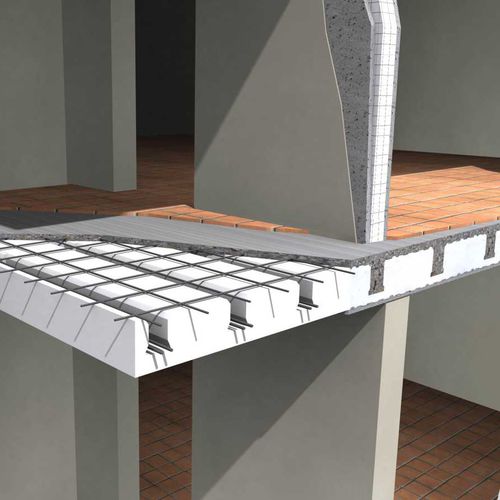Bloc de coffrage en polystyrène expansé PSE - NISOL - NIDYON COSTRUZIONI - pour plancher à poutrelles / isolant / modulaire