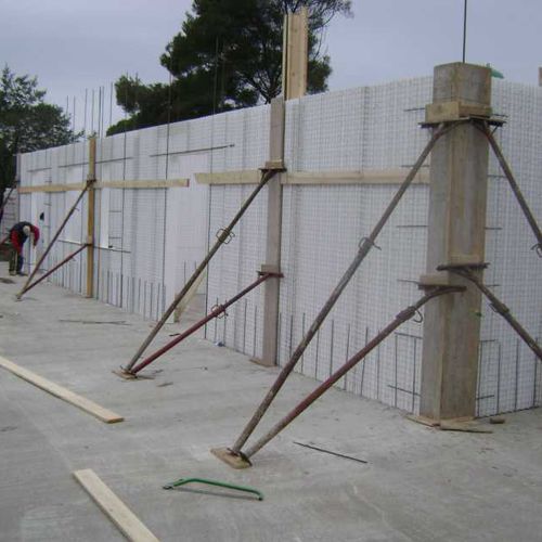 Bloc de coffrage en polystyrène expansé PSE - NIPAP - NIDYON COSTRUZIONI - pour mur porteur intérieur et extérieur / isolant