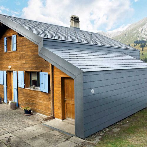 Bardeau pour toiture - PREFA Aluminiumprodukte GmbH - en aluminium / pour façade