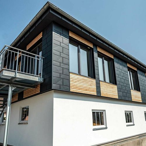 Bardage en panneaux - SIDING.X - PREFA Aluminiumprodukte GmbH - aluminium / horizontal / durable