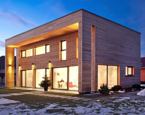 Maison préfabriquée - MURSKA SOBOTA - Riko Hiše - écologique / à économie d'énergie / contemporaine
