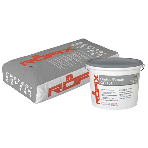 Mortier de réparation - CRETEO®REPAIR CC 151 - ROEFIX - de ragréage / de protection / pour béton