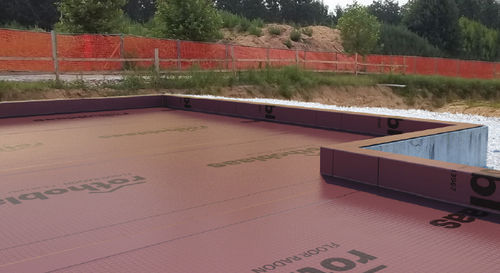 Membrane d'étanchéité pour plancher - RADON - ROTHO BLAAS - en HDPE