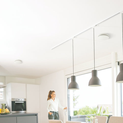 Bouche d'aération de plafond - COMFOVALVE LUNA E125 - Zehnder - en plastique / rond