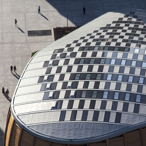 Couverture de toit plate - UNICREDIT PAVILION, MILAN - ZINTEK - en cuivre / en zinc-titane / aspect métal