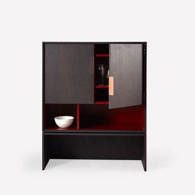 Meuble bar contemporain - LAPPA - HMD Furniture - en noyer / en chêne / en ébène