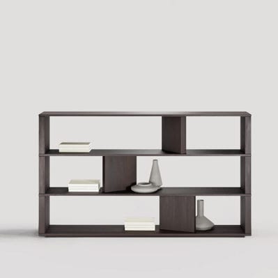 Étagère modulable - BRICK - HMD Furniture - contemporaine / en chêne / en noyer
