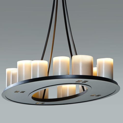 Lustre contemporain - MATH  - Kevin Reilly Collection - en métal / professionnel / candélabre