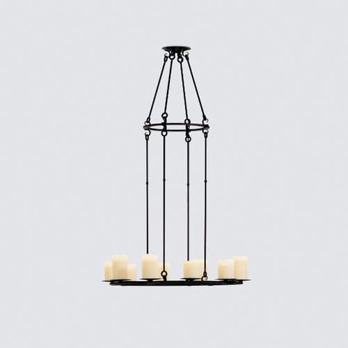 Lustre contemporain - MADIERA - Kevin Reilly Collection - en métal / professionnel / candélabre