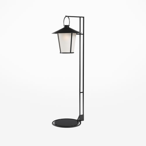 Lampe sur pied - PASSAGE - Kevin Reilly Collection - en métal / en verre soufflé / contemporaine