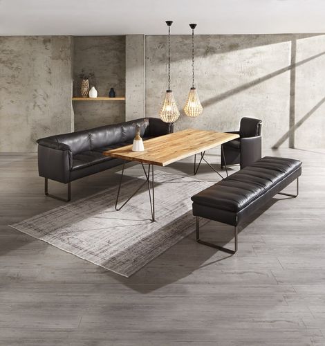 Banquette modulable - EAT.LOUNGE - SEANROYALE - contemporaine / en tissu / en cuir