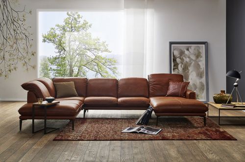 Canapé modulable - ADORATION.TM - SEANROYALE - contemporain / en tissu / en cuir