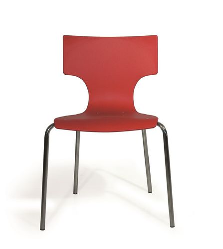 Chaise de conférence contemporaine - JULL100 - SEANROYALE - d'intérieur / en polypropylène / avec piètement en acier chromé