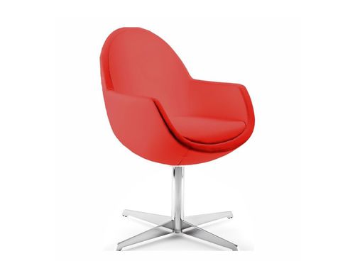 Chaise visiteur contemporaine - SYD - SEANROYALE - d'intérieur / en tissu / en cuir