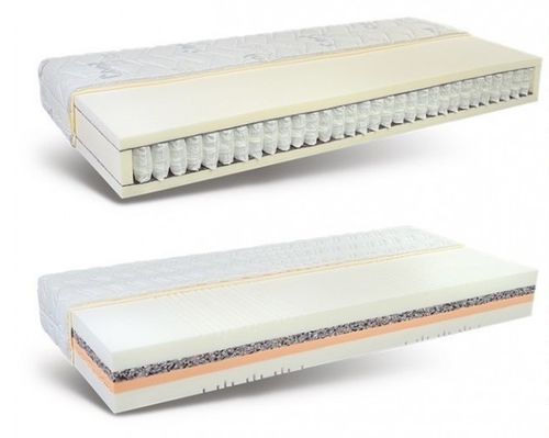 Matelas double - ERGO.7.BASE - SEANROYALE - simple / en mousse / à ressorts ensachés