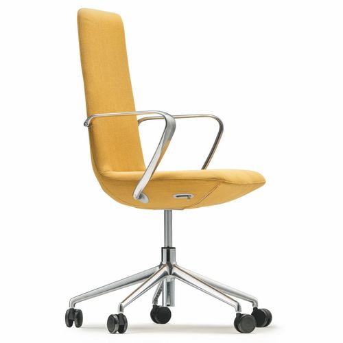 Chaise de bureau contemporaine - AFFAIRS - SEANROYALE - d'intérieur / en tissu / en cuir