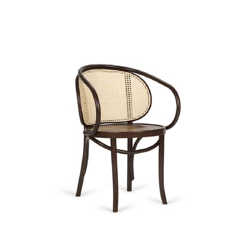 Fauteuil classique - BALMAN - SEANROYALE - en tissu / en cuir / en bois courbé