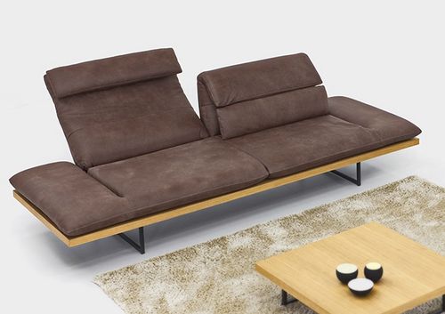 Canapé contemporain - AIR.SEAN.WOODY - SEANROYALE - en tissu / en cuir / inclinable