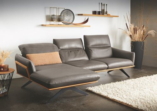 Canapé d'angle - BAILEE - SEANROYALE - contemporain / en tissu / en cuir