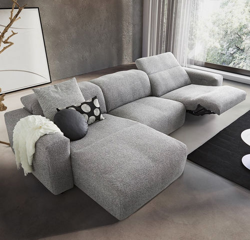 Canapé d'angle - ANGLE BREAKER.RELAX - SEANROYALE - contemporain / en tissu / en cuir