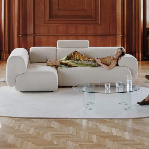 Canapé modulable - INTERSTELLAIRE - SEANROYALE - contemporain / en tissu / avec accoudoirs
