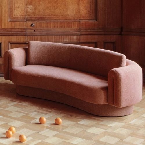 Canapé en arc de cercle - ARROW XL - SEANROYALE - contemporain / en tissu / avec accoudoirs