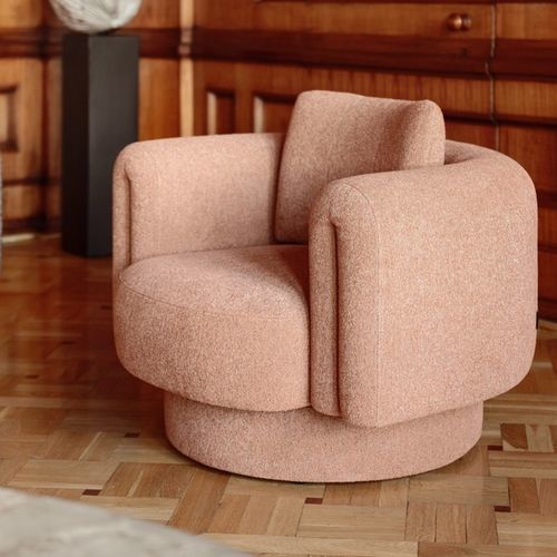 Fauteuil contemporain - ARROW XL - SEANROYALE - en tissu / en hêtre / en chêne