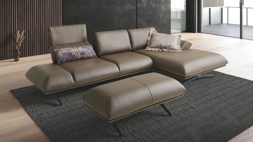 Canapé d'angle - ATTRACTION - SEANROYALE - contemporain / en tissu / en cuir