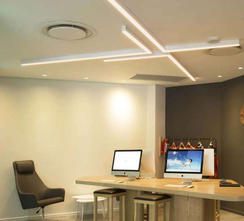 Luminaire apparent - T-UNI - Civic S.r.l. - à LED / linéaire / IP43