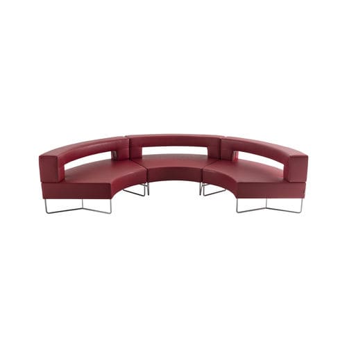 Canapé modulable - INFINITY - INVENTA contract - en arc de cercle / contemporain / en tissu