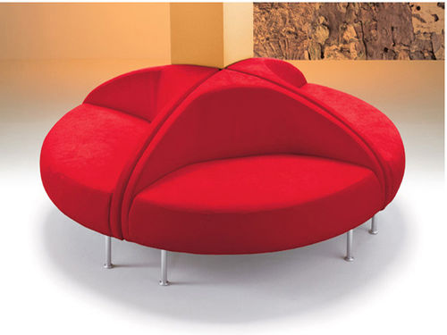 Banquette modulable - FRED - INVENTA contract - contemporaine / en tissu / en bois